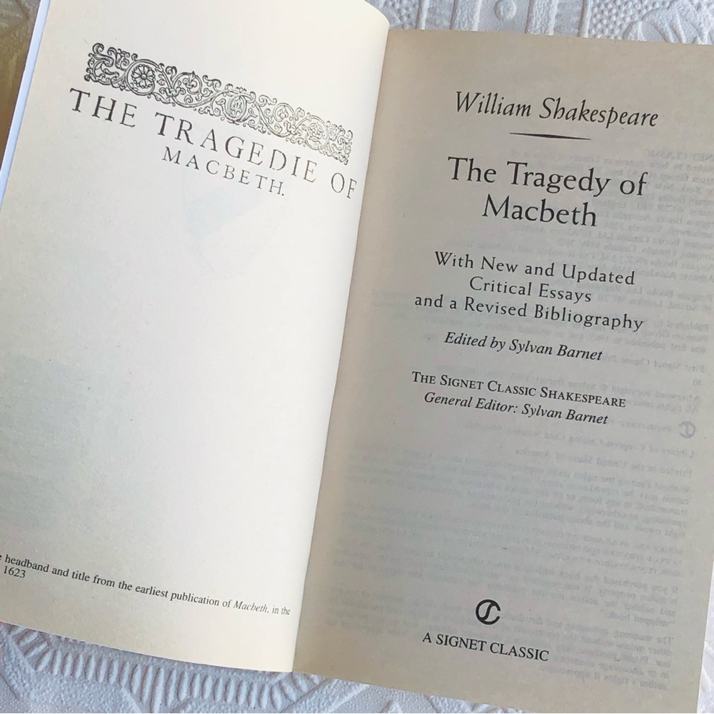 🌷 4/$20 Spring Sale! Shakespeare Macbeth Book Paperback - Picture 4 of 7